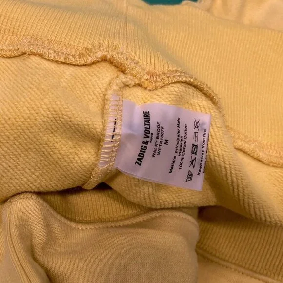 ZADIG & VOLTAIRE Georgy Band of Sisters Sweatshirt color: Sugar - Picture 8 of 10